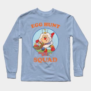 Egg Hunt Squad Rainbow Brite Distressed Long Sleeve T-Shirt